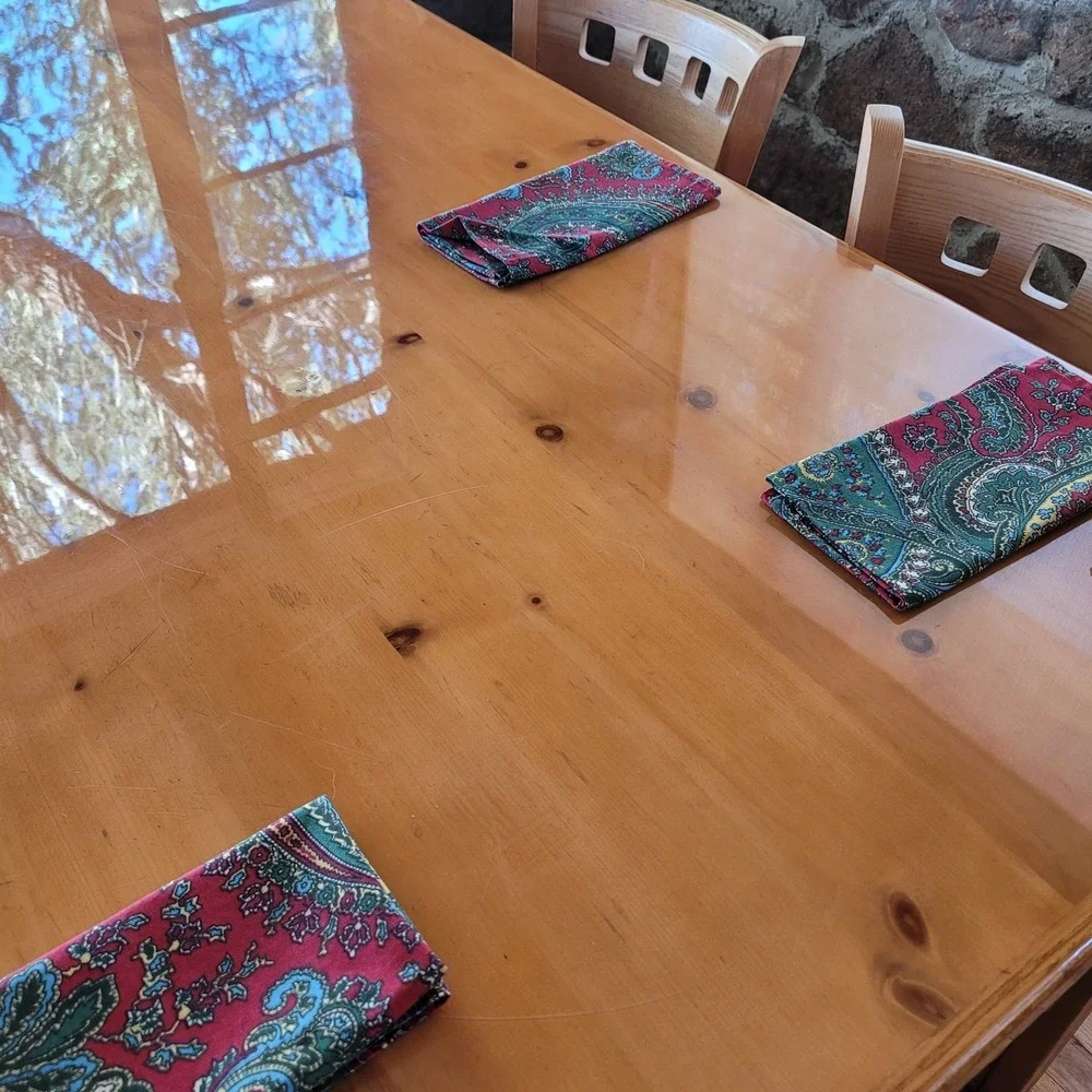Ralph Lauren Jacobean Paisley Cloth Napkins Elegant